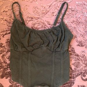 hollister comfy corset top